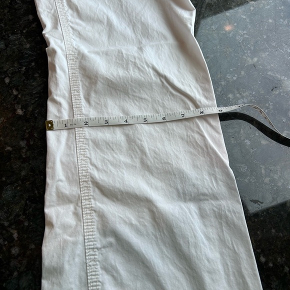 Vintage Y2K Banana Republic Low Rise Flare/Wide Leg 100% cotton pants. 8 Long - Picture 14 of 16